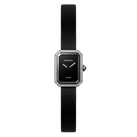 chanel black ribbon watch.